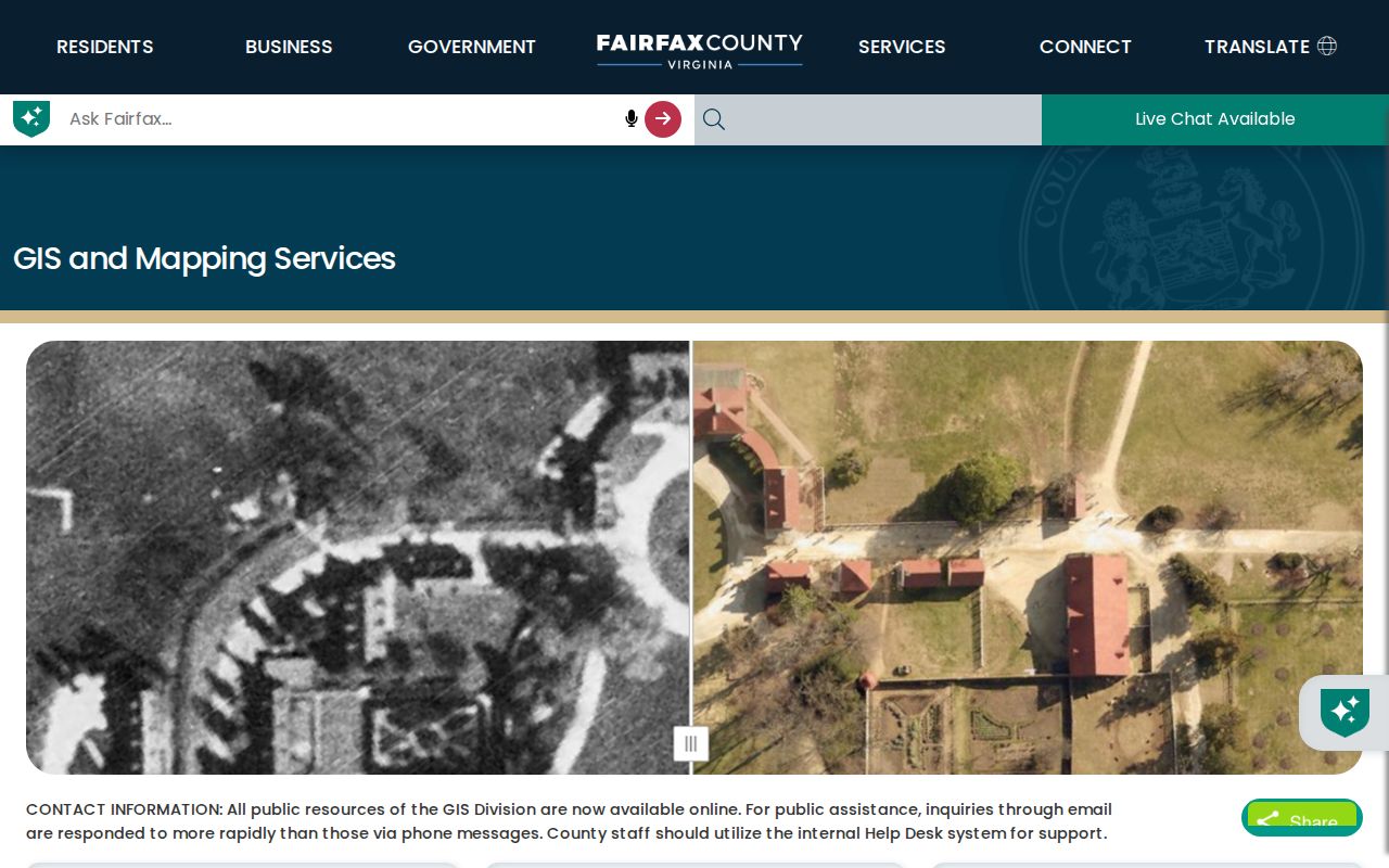 McLean neighbors Fairfax GIS Jade parcel map