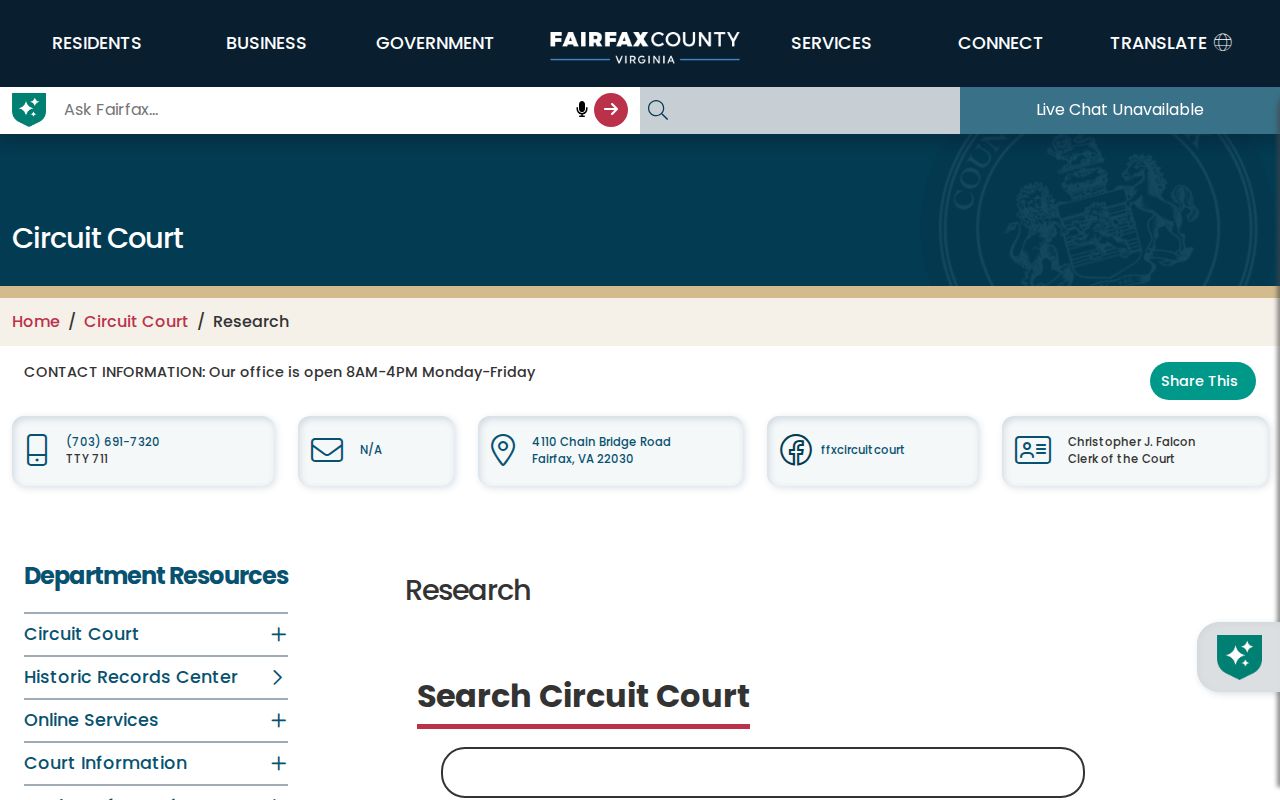 McLean street directory Fairfax land-records research access